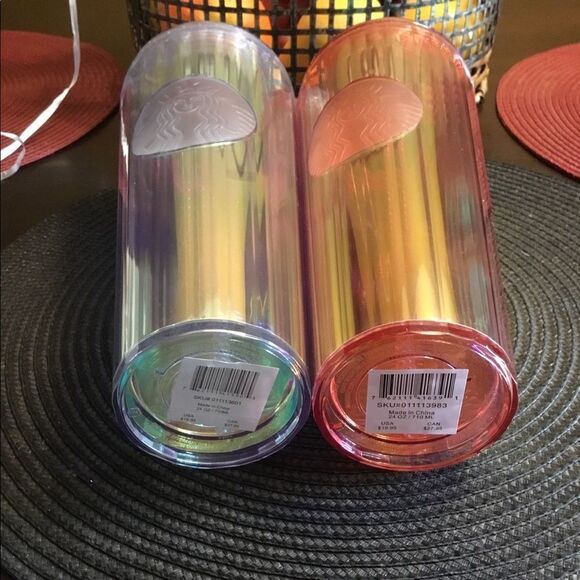 Starbucks 2020 Summer Kaleidoscope Tumbler Set NEW - Picture 2 of 2